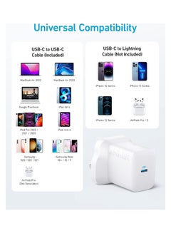 آنكر شاحن 313 محول شحن سريع USB-C بقدرة 30 وات A2640K11 أسود  - Image 3