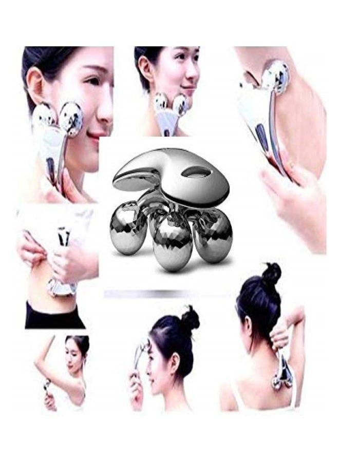 J&J 4D Mini Body And Face Roller Massager - Gold  - Image 3