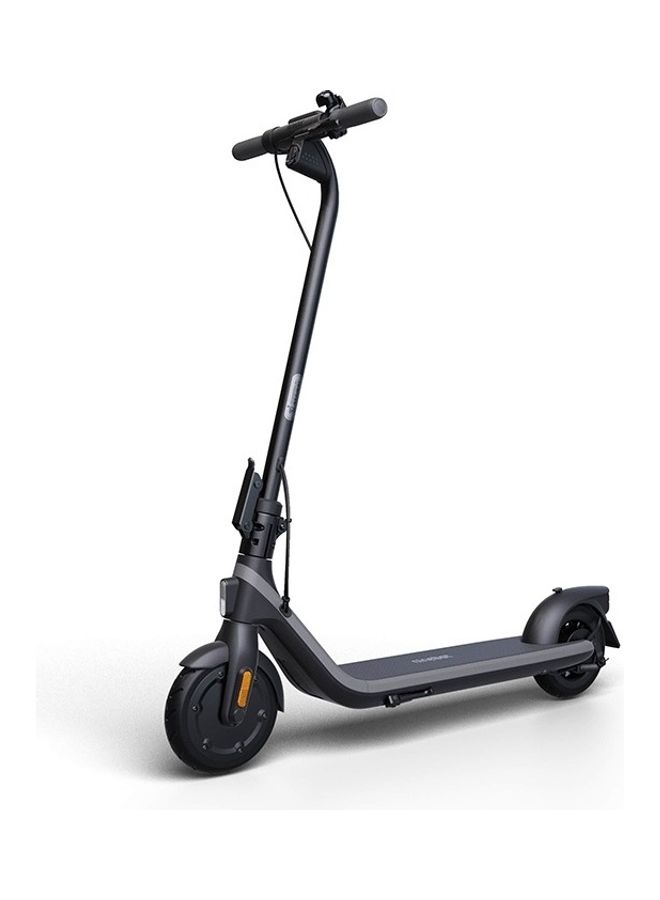 ninebot Segway E2 Electric Scooter Modern Design W/ App, 2.8 Inch Led Screen, Double Break, Front/Break Lights, 8.1 Inch Non-Flat Tires, Up To 90Kg Driver 