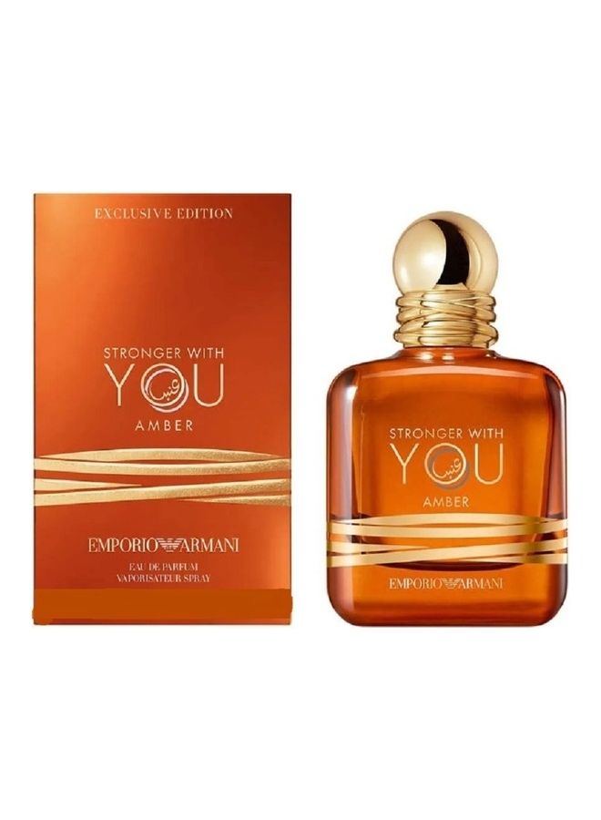 EMPORIO ARMANI - Stronger With You Amber EDP 100.0ml - Image 1
