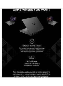 HP Victus 15 Gaming (Upgraded Version) Laptop 15.6-Inch Display, Core i5-12500H Processor/32GB RAM/2TB SSD/4GB NVIDIA GeForce RTX 3050 Graphics Card/Windows 11 Home English Mica Silver  - Image 2