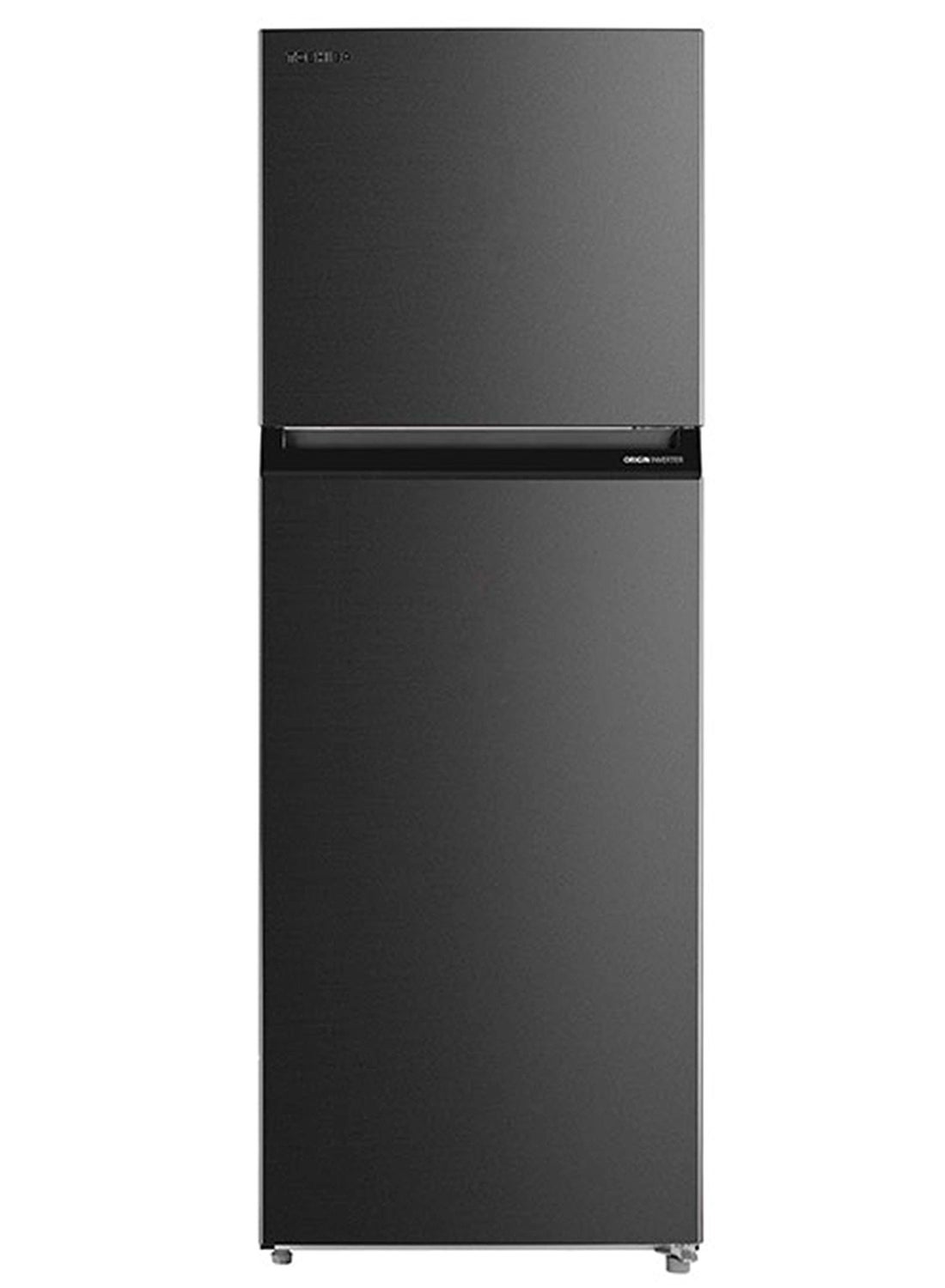 530L Gross & 463L Net Capacity, Top Mount Double Door Refrigerator With AirFALL Cooling, Inverter Compressor GRRT624WE-PM Black