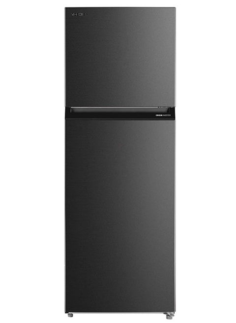 530L Gross & 463L Net Capacity, Top Mount Double Door Refrigerator With AirFALL Cooling, Inverter Compressor GRRT624WE-PM Black