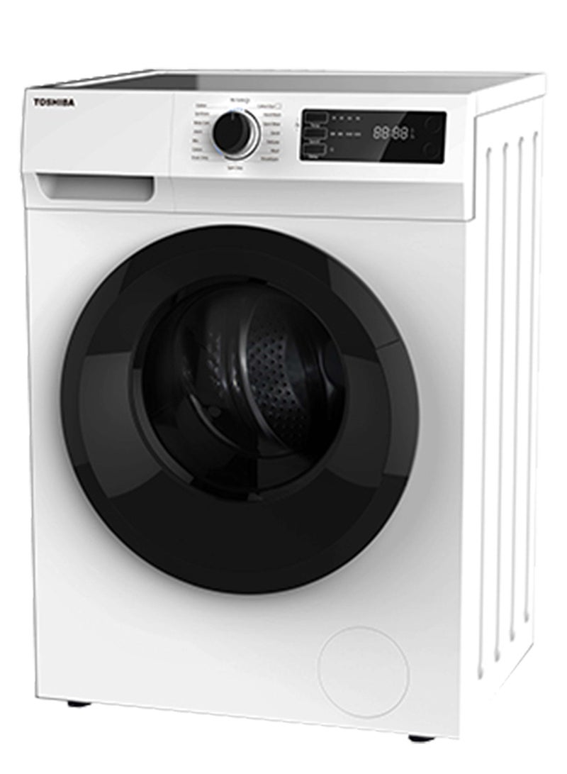Toshiba - 7 Kg Front Load Washing Machine, 1200 RPM With ECO Cold Wash, 16 Program, Quick Wash Function, LED Display 7 kg TW-H80S2A(WK) White - Image 1