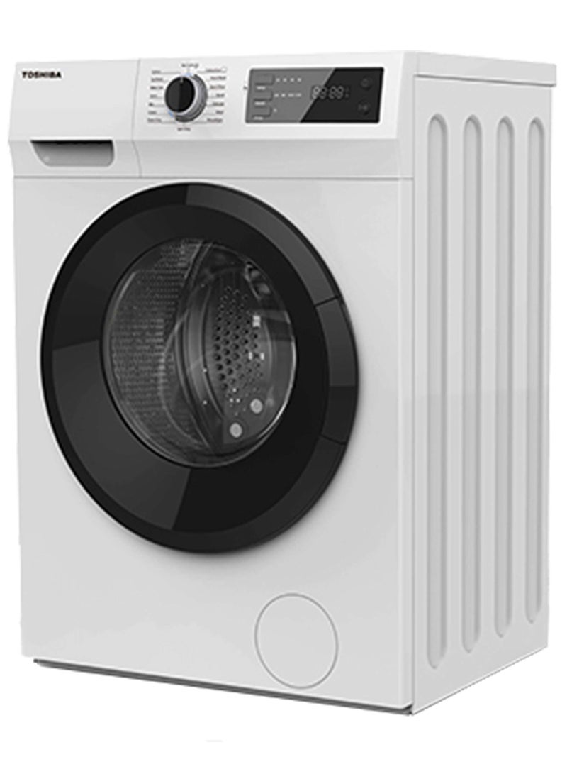 Toshiba - 7 Kg Front Load Washing Machine, 1200 RPM With ECO Cold Wash, 16 Program, Quick Wash Function, LED Display 7 kg TW-H80S2A(WK) White - Image 1
