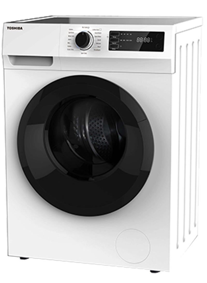 Toshiba - 8/5 Front Load Washer Dryer with Real Inverter, 1200 RPM and 16 Programs, Greatwaves Feature 8 kg TWD-BK90S2A(WK) White - Image 1
