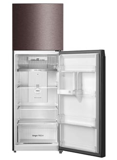 400L Gross & 338L Net Capacity, Top Mount Double Door Refrigerator With AirFALL Cooling, Inverter Compressor GRRT468WE-PM Satin Grey - v1693213392/N53431974A_4