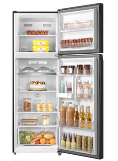 400L Gross & 338L Net Capacity, Top Mount Double Door Refrigerator With AirFALL Cooling, Inverter Compressor GRRT468WE-PM Satin Grey - v1693213394/N53431974A_5