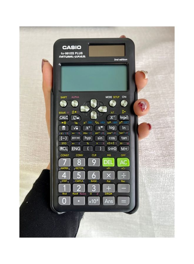 CASIO Fx-991ES Plus Dot Matrix Scientific Calculator Black - Image 3