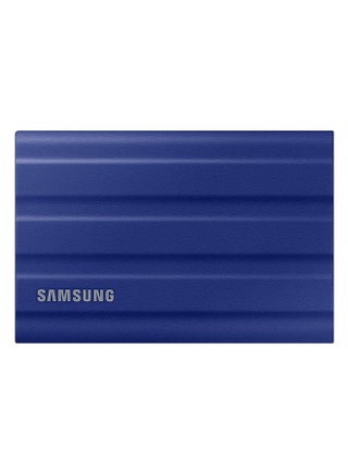 T7 Shield Portable SSD, up-to 1050MB/s, USB 3.2 Gen2, Rugged, IP65 Water & Dust Resistant, for Photographers, Content Creators and Gaming, External Solid State Drive (MU-PE2T0R/WW) Blue 2.0 TB - v1693220388/N53430996A_1