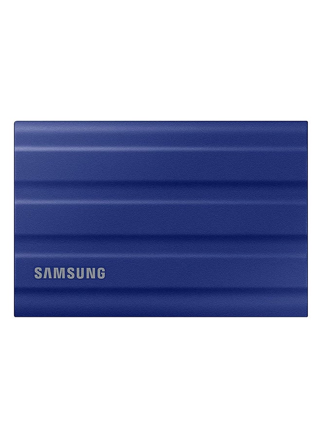 Samsung - T7 Shield Portable SSD, up-to 1050MB/s, USB 3.2 Gen2, Rugged, IP65 Water & Dust Resistant, for Photographers, Content Creators and Gaming, External Solid State Drive (MU-PE2T0R/WW) Blue 2.0 TB - Image 1