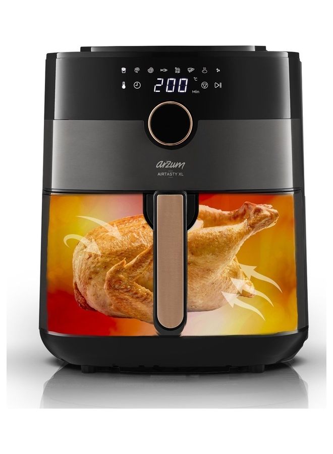 Arzum - Airtasty XL Air Fryer 6 L 1750 W AR2074-B Black - Image 1