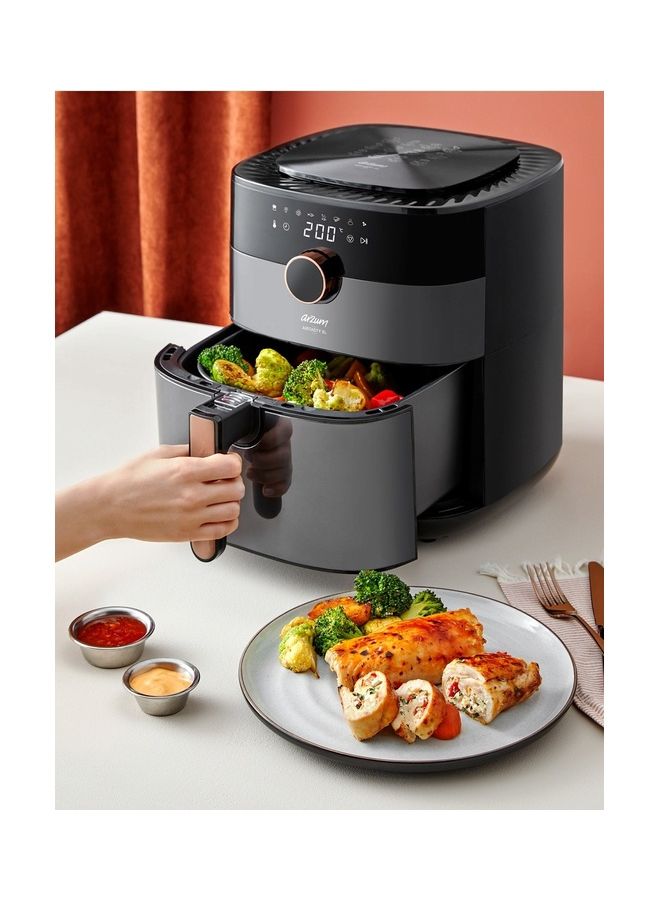 Arzum - Airtasty XL Air Fryer 6 L 1750 W AR2074-B Black - Image 1