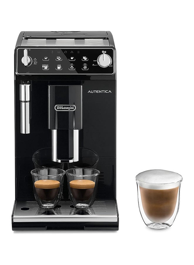 Autentica Fully Automatic Bean to Cup Espresso and Cappuccino Coffee Machine 1.3 L 1450 W ETAM 29.510.SB Black
