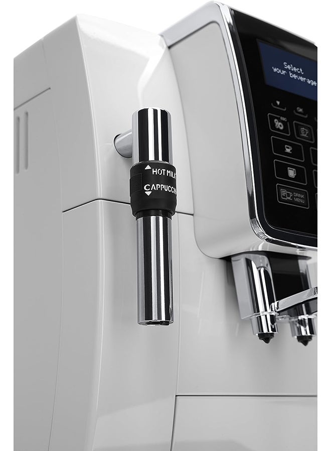 De'Longhi Dinamica, Fully Automatic Bean to Cup Espresso and Cappuccino Coffee Machine 1.8 L 1450 W ECAM 350.35.W White  - Image 3