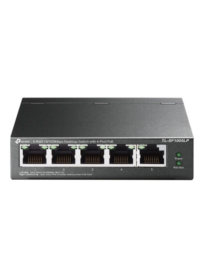 تي بي لينك 5-Port 10/100Mbps Desktop PoE Switch with 4-Port PoE Grey