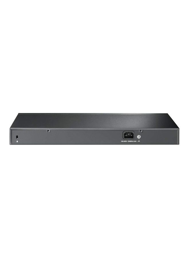 TP-LINK - 28-Port Gigabit PoE Easy Smart Switch (TL-SG1428PE) - 24 x PoE+ @250W, 2 x SFP, Rackmount, Limited Lifetime Protection,Works w/ Omada EAPs Black - Image 1