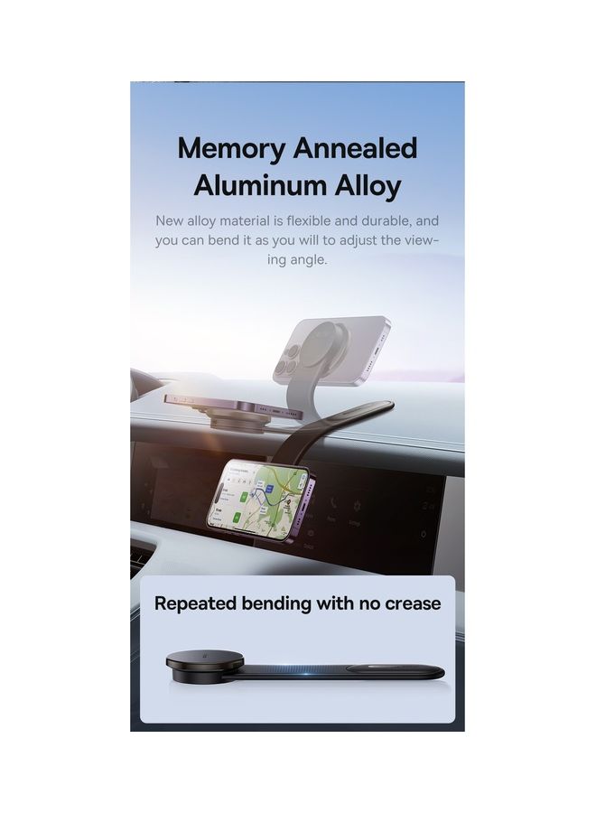15W Wireless MagSafe Car Mount Charger – High-Quality Magnetic Fast Charger With Stable Grip For iPhone 16 Pro Max/Plus, 15 Pro Max/Plus, 14, 13, 12, Samsung S25/S24/S23, Ultra-Fast Charging, Qi-Certified, Adjustable Viewing Angle, Dashboard Mount, Compatible with Tesla, SUVs, Trucks, Universal Fit, Compact Design, Durable Build, Anti-Slip, Heat Resistant, Easy Installation, Wireless Car Charger Holder, Hands-Free Charging, Safe and Secure Black