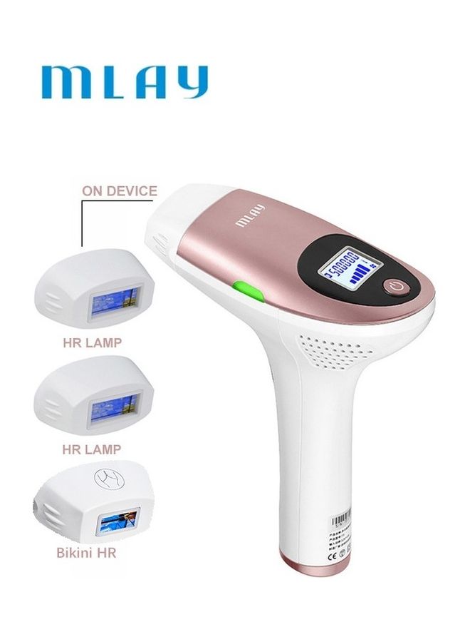 MLAY IPL Permanent Painless Hair Removal Device With Lamp x 2 Pink - Image 1