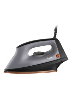 Impex Heavy Duty Dry Iron With Non-Stick Ceramic Sole Plate 1200W Power Long Life Thermostat Overheat Protection 1200 W IB 191 Black/Grey  - Image 1