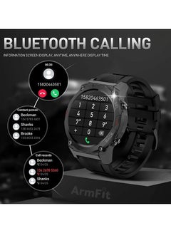 ArmFit Dream Smartwatch For Men With AMOLED Always On Display Bluetooth Calling Waterproof Fitness Watches For Android iOS Black  - Image 5