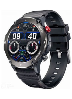 ArmFit Smart Watch For Men Code21 With Bluetooth Calling And Fitness Tracker Waterproof 20 Sports Mode Black  - Image 1