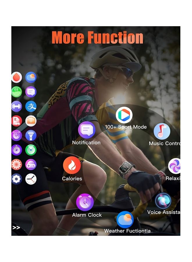 Smart Watch For Men With Bluetooth Calling And Fitness Tracker Waterproof Black - v1693300239/N53433063A_3