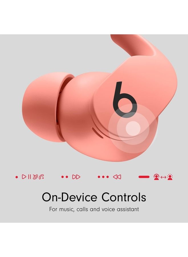 beats - Fit Pro – True Wireless Earbuds – Active Noise Cancelling - Sweat Resistant Earphones, Compatible With Apple And Android, Class 1 Bluetooth, Built-In Microphone Coral Pink - Image 1