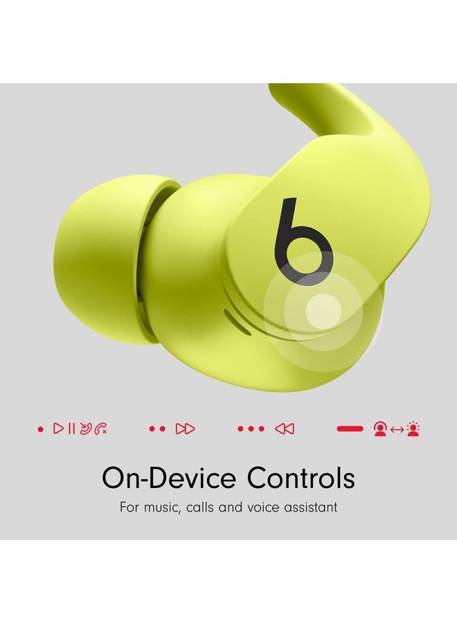 beats - Fit Pro – True Wireless Earbuds – Active Noise Cancelling - Sweat Resistant Earphones, Compatible With Apple And Android, Class 1 Bluetooth, Built-In Microphone Volt Yellow - Image 1