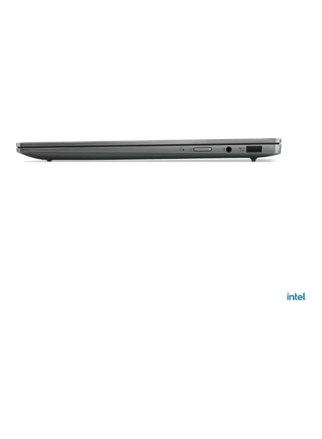Yoga Slim 6 14IAP8 (Upgraded Version) Laptop With 14-inch Display, Core i7-1260P Processor/16GGB RAM/512GB SSD/Windows 11 Home/Intel Iris Xe Graphics English/Arabic Storm Grey