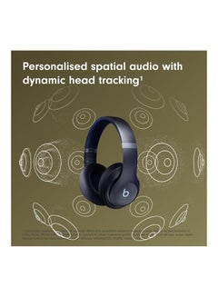 beats New 2023 Studio Pro Wireless Over-Ear Headphones With Noise Cancellation Navy  - Image 4