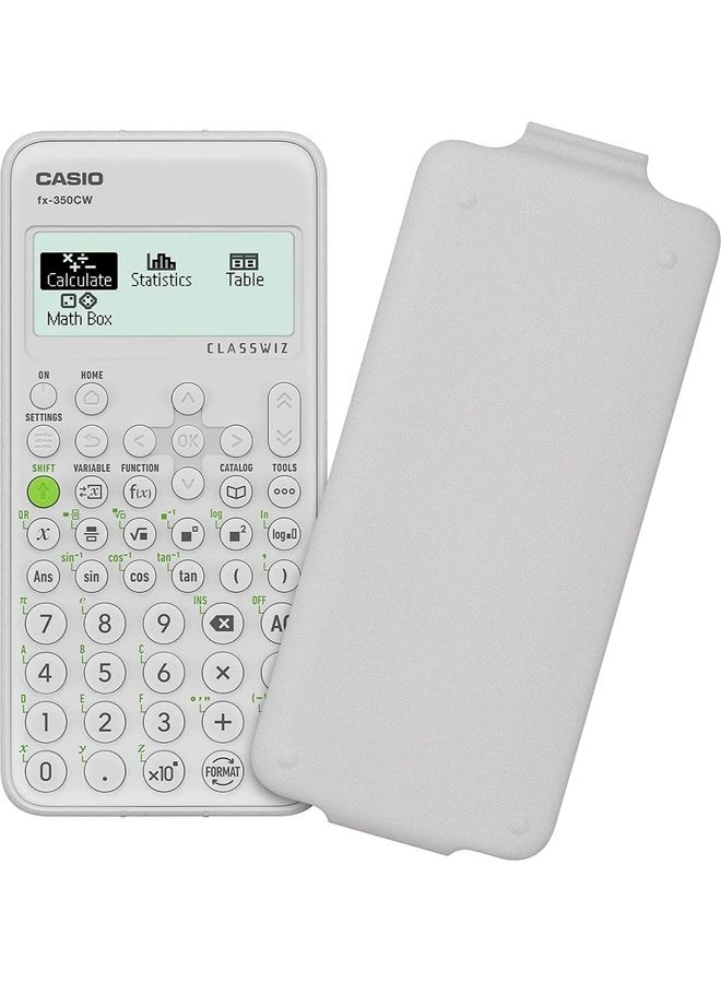 CASIO - ClassWiz Standard Scientific Calculators FX-350CW-W-DT Multicolour - Image 1