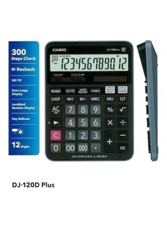 CASIO 12-Digit Basic Calculator 300 Steps Check & Recheck Black  - Image 2