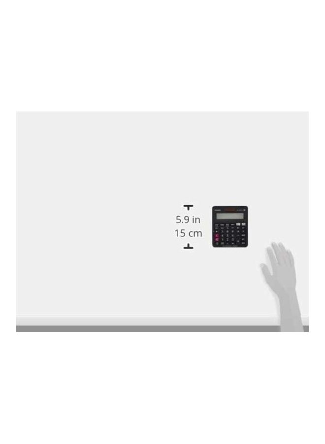 CASIO - 12-Digit Basic Calculator Black - Image 1