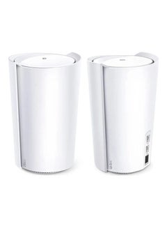 Deco AX7800 Tri-Band Mesh WiFi 6 System (Deco X95) - Whole Home Coverage up to 6100 Sq.Ft with AI-Driven Smart Antennas, Multi-Gig Ethernet, Replaces Wireless Router and Extender (2-Pack) White