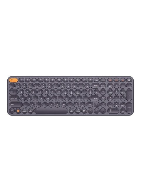 Bluetooth Wireless Tri-Mode Keyboard 5.0/3.0 2.4G USB Silent US Layout Keyboards EN With Numeric Keys For MacBook Ipad PC Tablet Frosted Grey