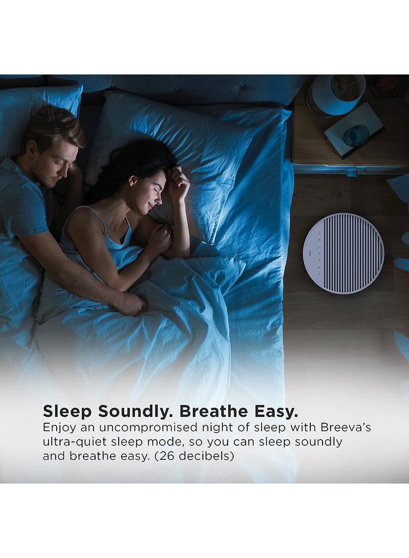 TCL - Breeva A2 Smart Air Purifier With 4-Stage Clean, True HEPA (H13), Removes 99.97% of Dust / Bacteria / Odors, App & Voice Control TCL Breeva A2 White - Image 1