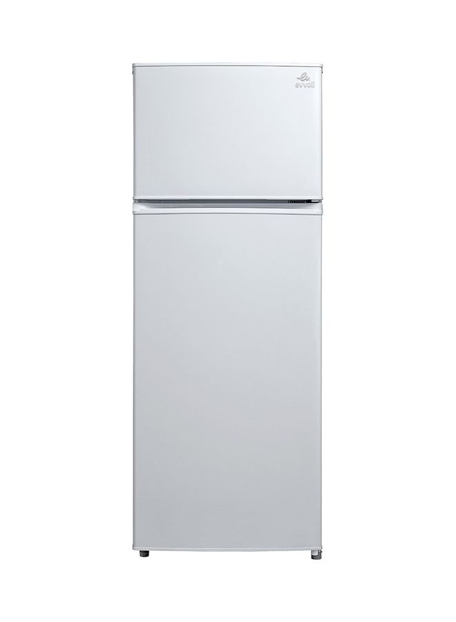 evvoli 225 Liters Double Door Refrigerator 80 W EVRFM-225W White - Image 1