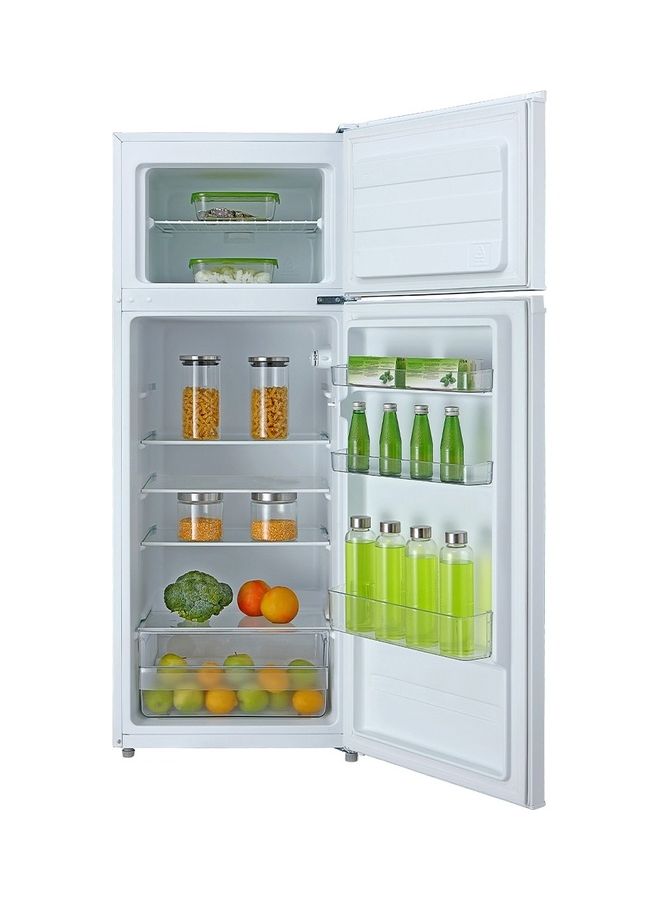 evvoli 225 Liters Double Door Refrigerator 80 W EVRFM-225W White - Image 3