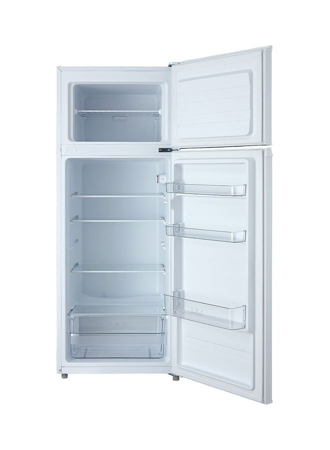evvoli 225 Liters Double Door Refrigerator 80 W EVRFM-225W White - Image 4