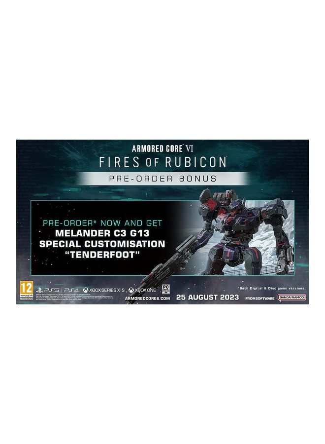 BANDAI NAMCO Entertainment - Armored Core VI Fires of Rubicon Launch Edition - Action & Shooter - PlayStation 4 (PS4) - Action & Shooter - PlayStation 4 (PS4) - Image 1