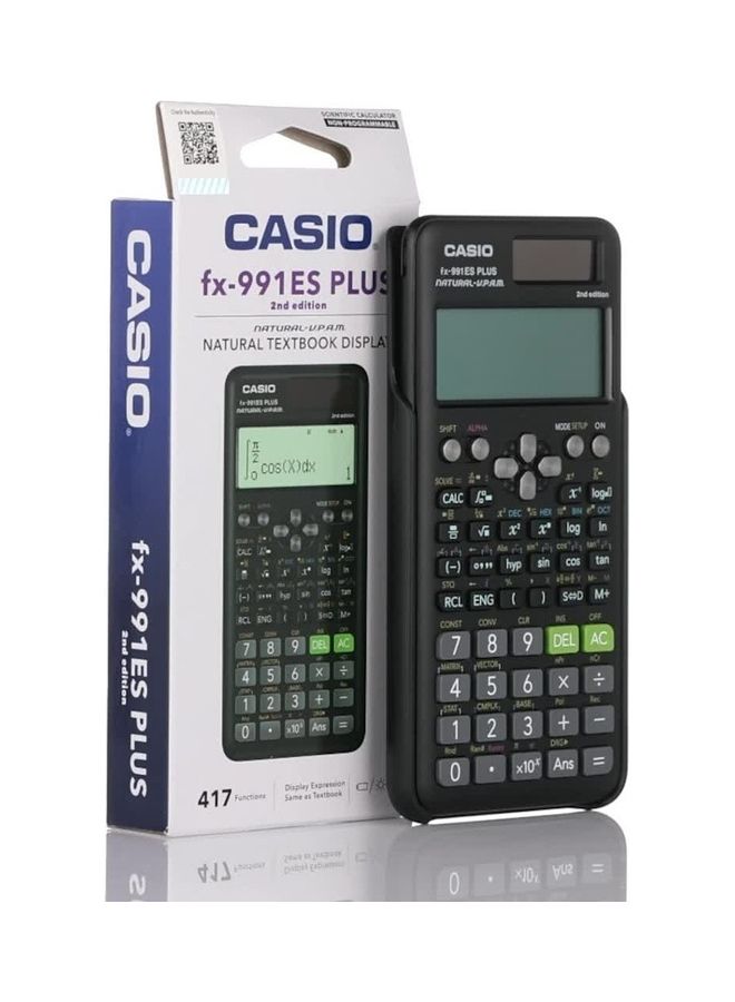 آلة حاسبة علمية FX-991ES Plus ذات شاشة عرض الكتب الطبيعية
