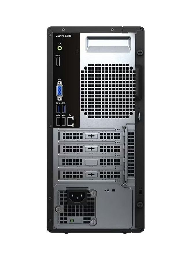 ديل - كمبيوتر برجي Vostro 3888 Mt Core I7-10700 الجيل العاشر معالج 8 جيجابايت رام 1 تيرابايت هارد ديسك Intel UHD Graphics Dos - Image 1