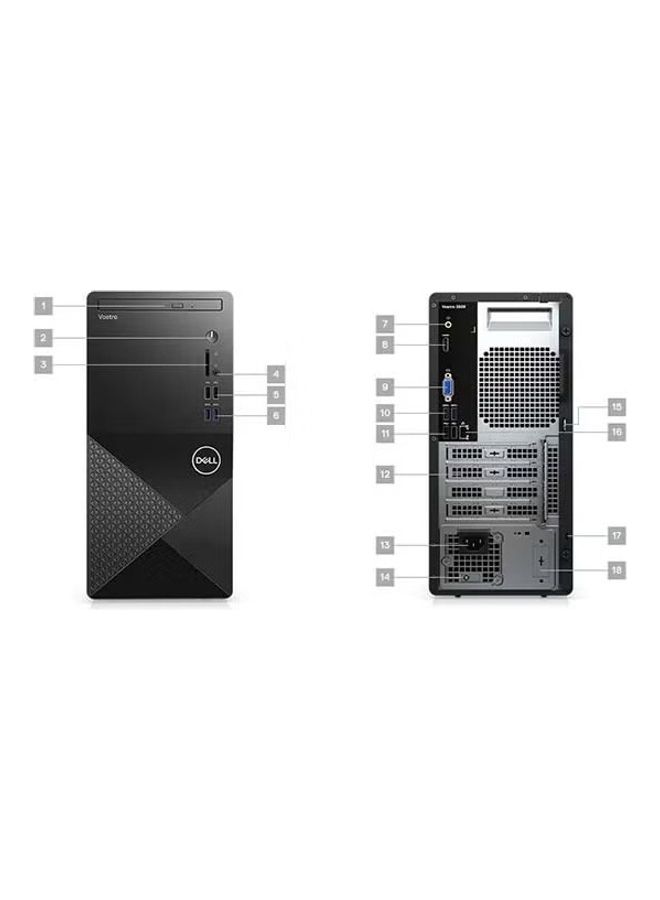ديل - كمبيوتر برجي Vostro 3888 Mt Core I7-10700 الجيل العاشر معالج 8 جيجابايت رام 1 تيرابايت هارد ديسك Intel UHD Graphics Dos - Image 1