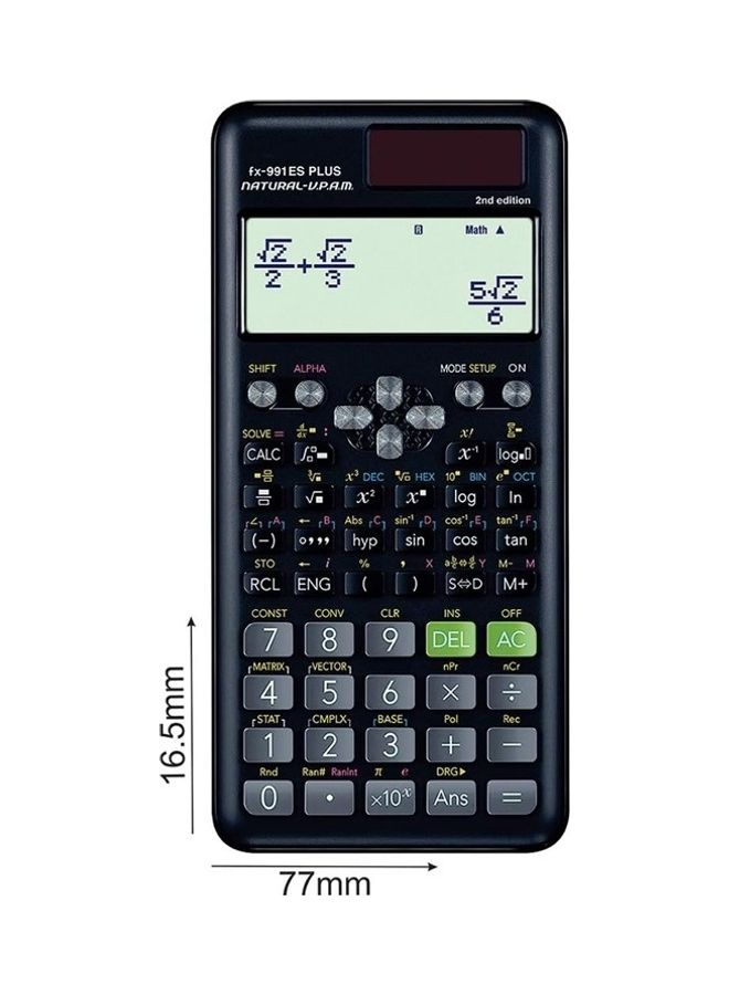 كاسيو FX-991ES Plus 2nd Edition Scientific Calculator Black - Image 4
