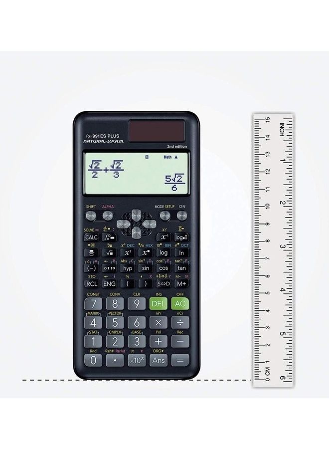 كاسيو FX-991ES Plus 2nd Edition Scientific Calculator Black - Image 5