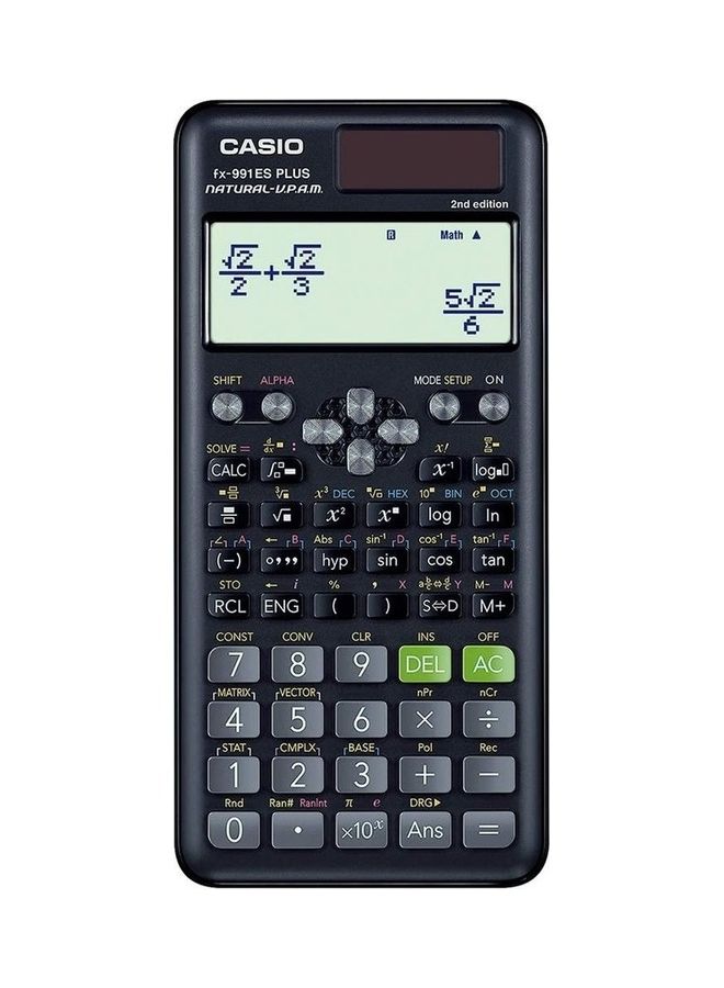 كاسيو الآلة الحاسبة العلمية FX-991ES Plus الإصدار الثاني - Image 1