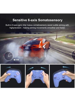 PXN 9607X - Wireless Switch Controller, Switch Pro Controller Gamepad Joystick, Support NFC / Amibo / Turbo Screenshot /Gyrox Axis and Dual Vibration, Switch controller for Nintendo Switch/Lite/OLED  - Image 4
