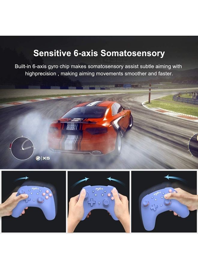 بي اكس ان - 9607X - وحدة تحكم لاسلكية Switch، عصا تحكم Switch Pro Controller Gamepad، تدعم NFC / Amibo / Turbo Screenshot / Gyrox Axis والاهتزاز المزدوج، وحدة تحكم Switch لجهاز Nintendo Switch/Lite/OLED - Image 1