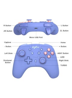 9607X - Wireless Switch Controller, Switch Pro Controller Gamepad Joystick, Support NFC / Amibo / Turbo Screenshot /Gyrox Axis and Dual Vibration, Switch controller for Nintendo Switch/Lite/OLED - v1693498183/N53433846A_8